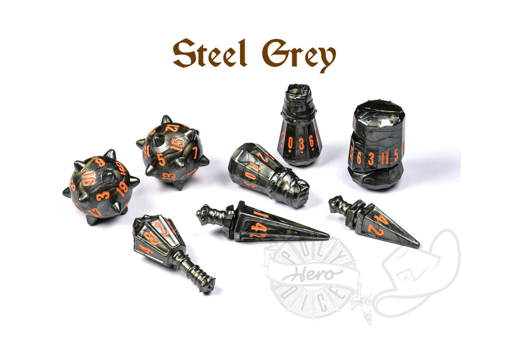 PolyHero Warrior 8 Dice Set