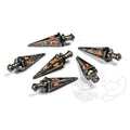 PolyHero Warrior 6d6 Swords Steel Grey