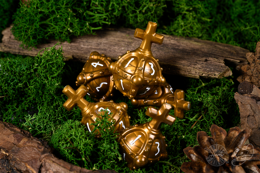 PolyHero Cleric 5d4 Hallowed Hand Grenades Merciful Gold