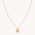 Pisces Zodiac Pendant Necklace in Gold