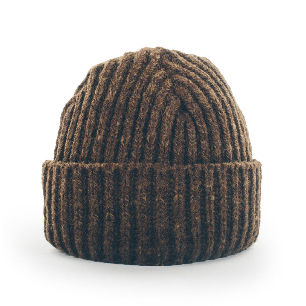 The Merino Wool Beanie in Pinecone