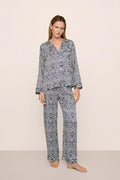 Eberjey x Casa Del Sol - Inez Washable Silk Printed Long PJ Set