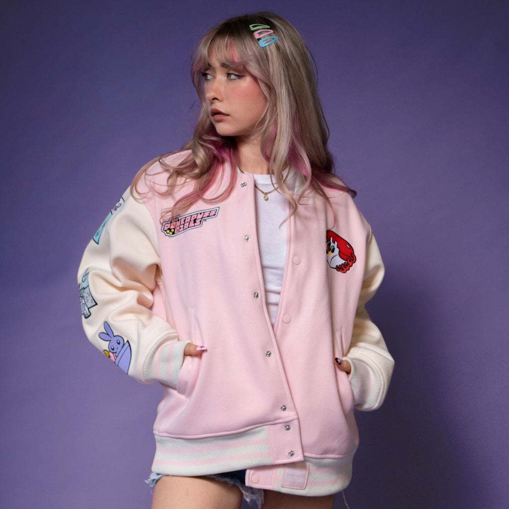 The Powerpuff Girls Varsity Jacket