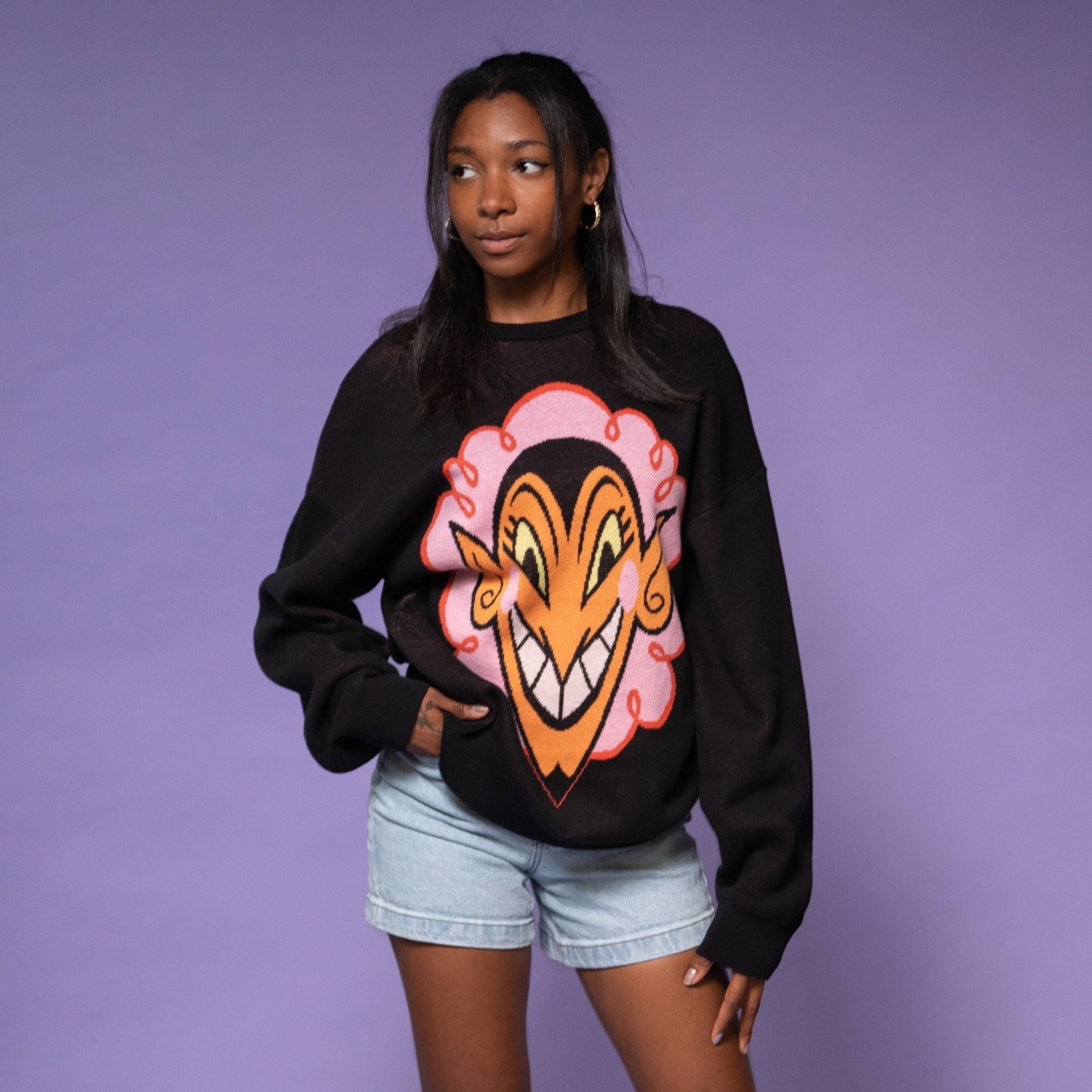The Powerpuff Girls Him Knit Sweater
