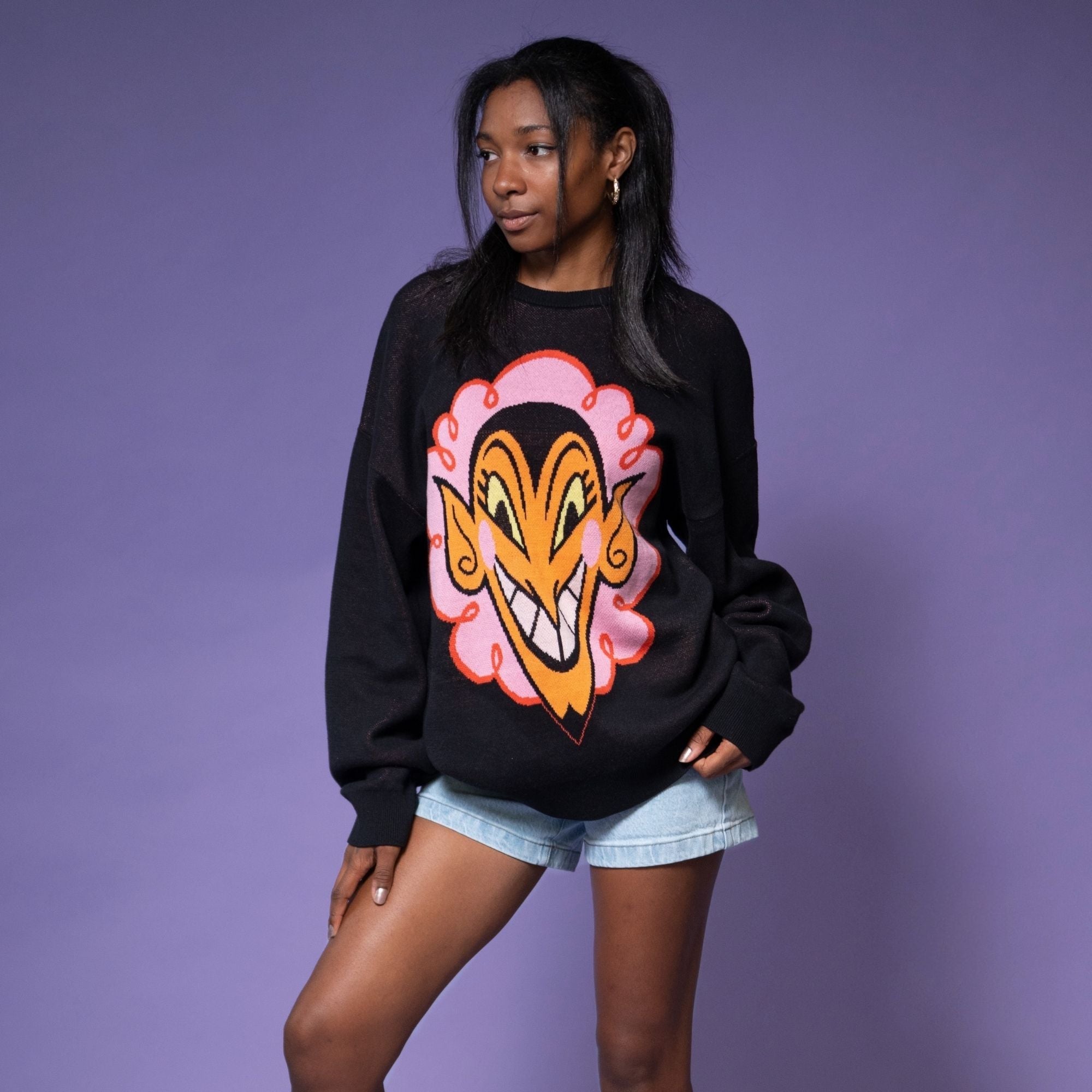 The Powerpuff Girls Him Knit Sweater