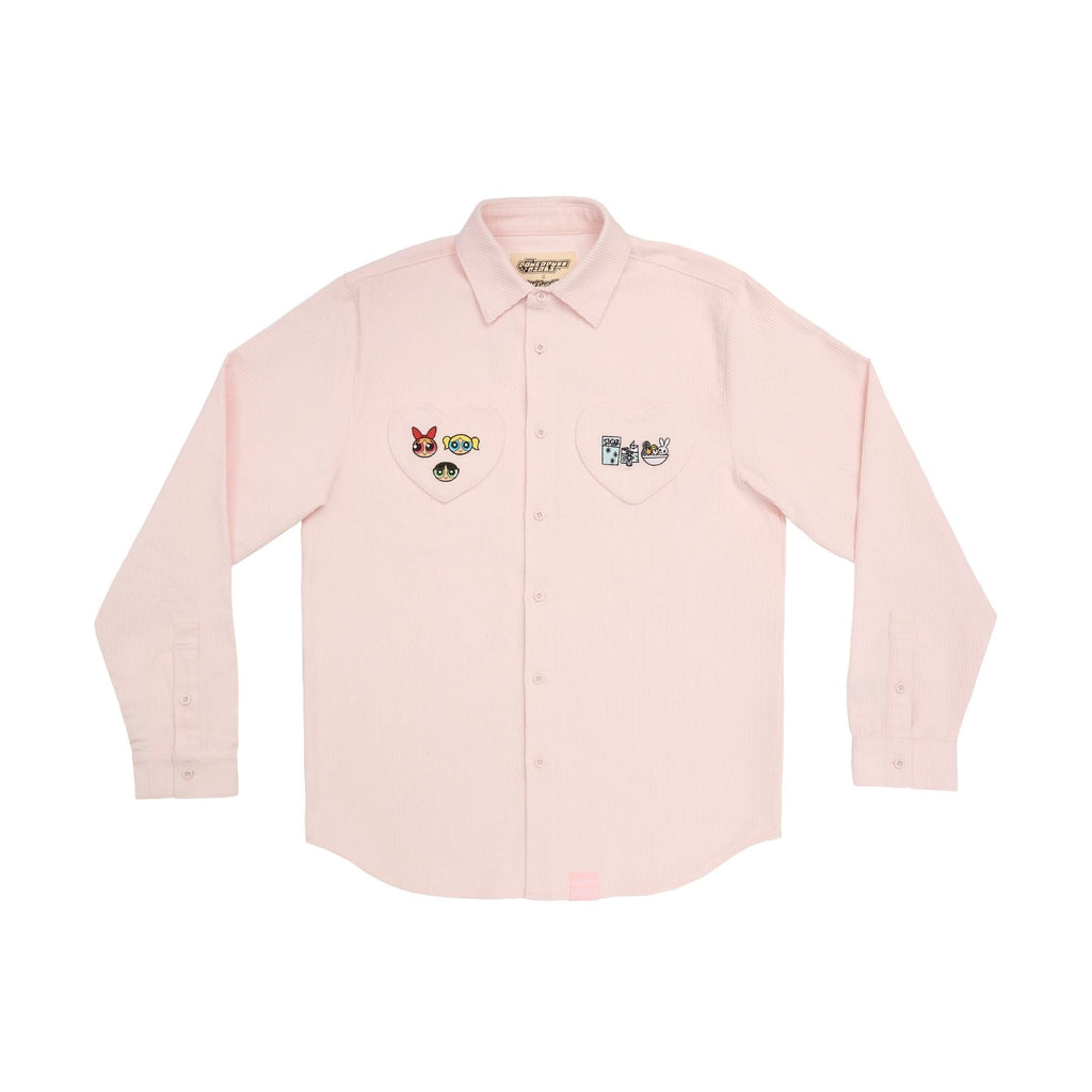 The Powerpuff Girls Corduroy Button Up Shirt