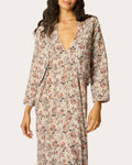 Saskia Floral Quilted Crop Jacket
