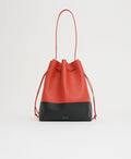 Drawstring Cabas - Pomodoro/Black