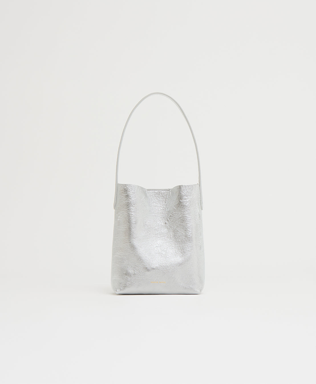 Mini Everyday Cabas - Crinkled Silver