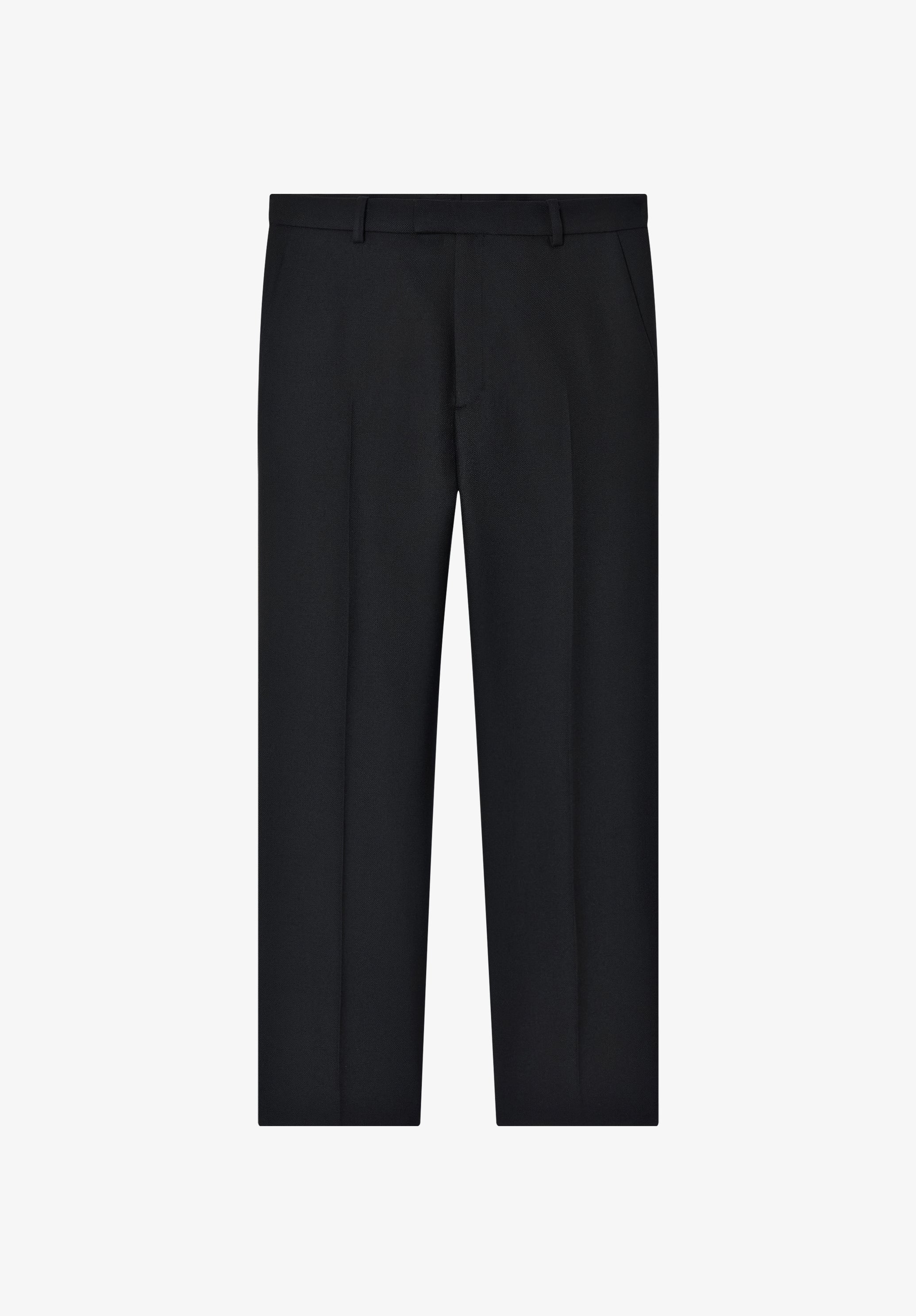 Pantalon droit et ample à plis