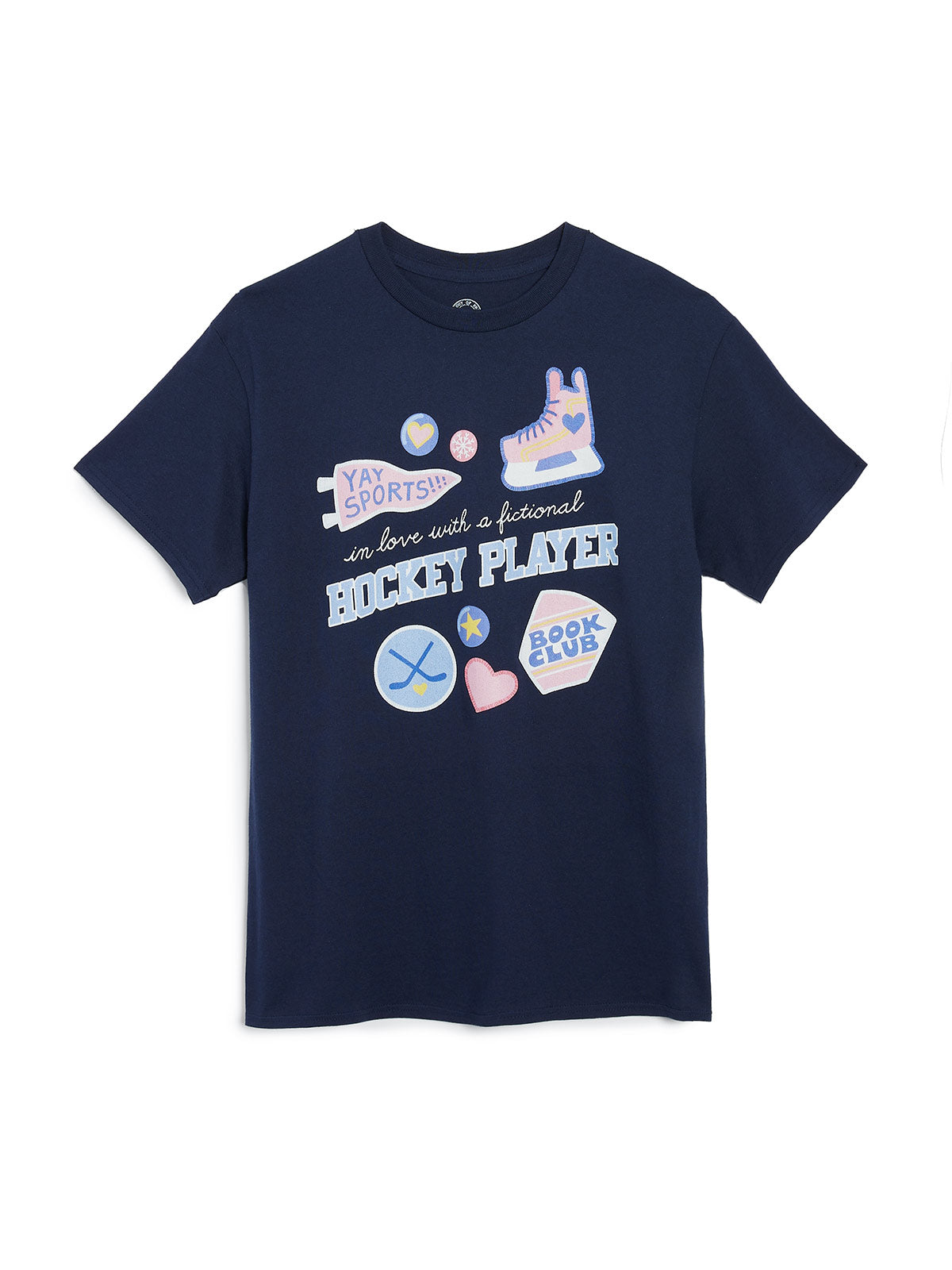 In Love with a Fictional Hockey Player Unisex T-Shirt (Print Shop)