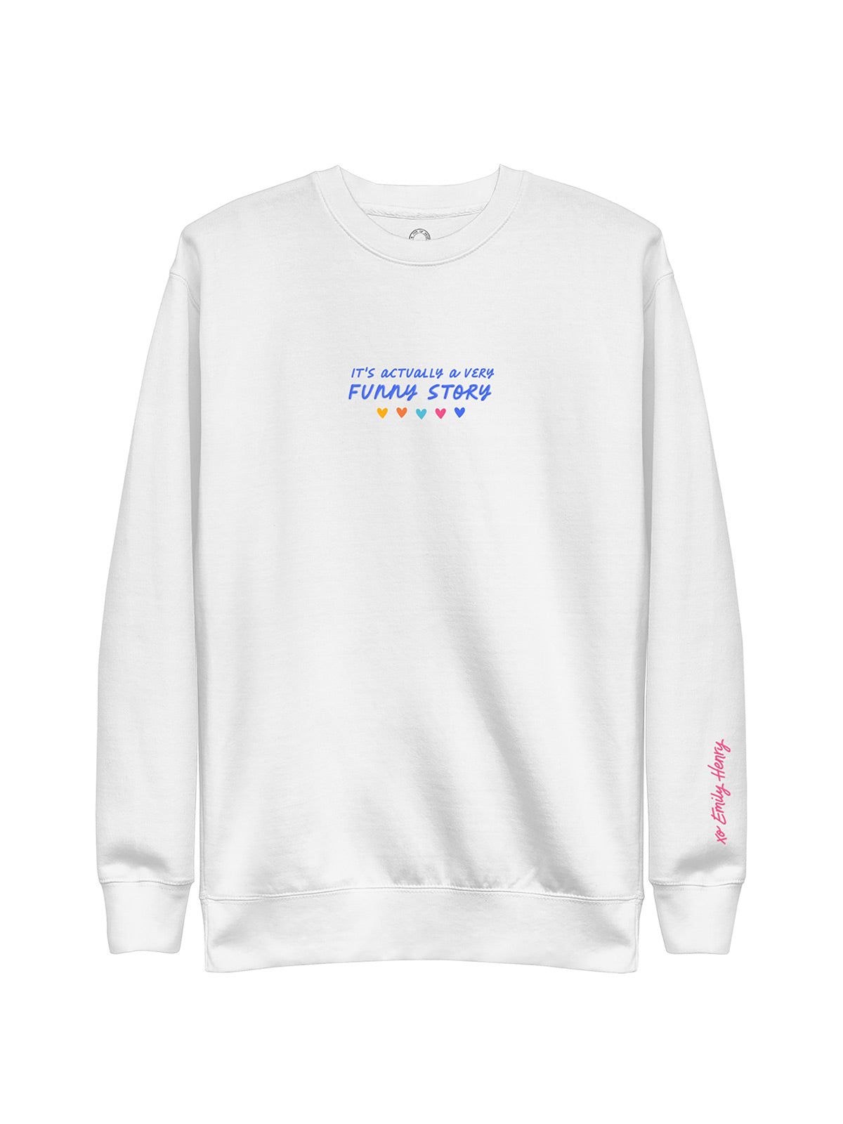 Emily Henry: Funny Story Embroidered Unisex Sweatshirt (Print Shop)