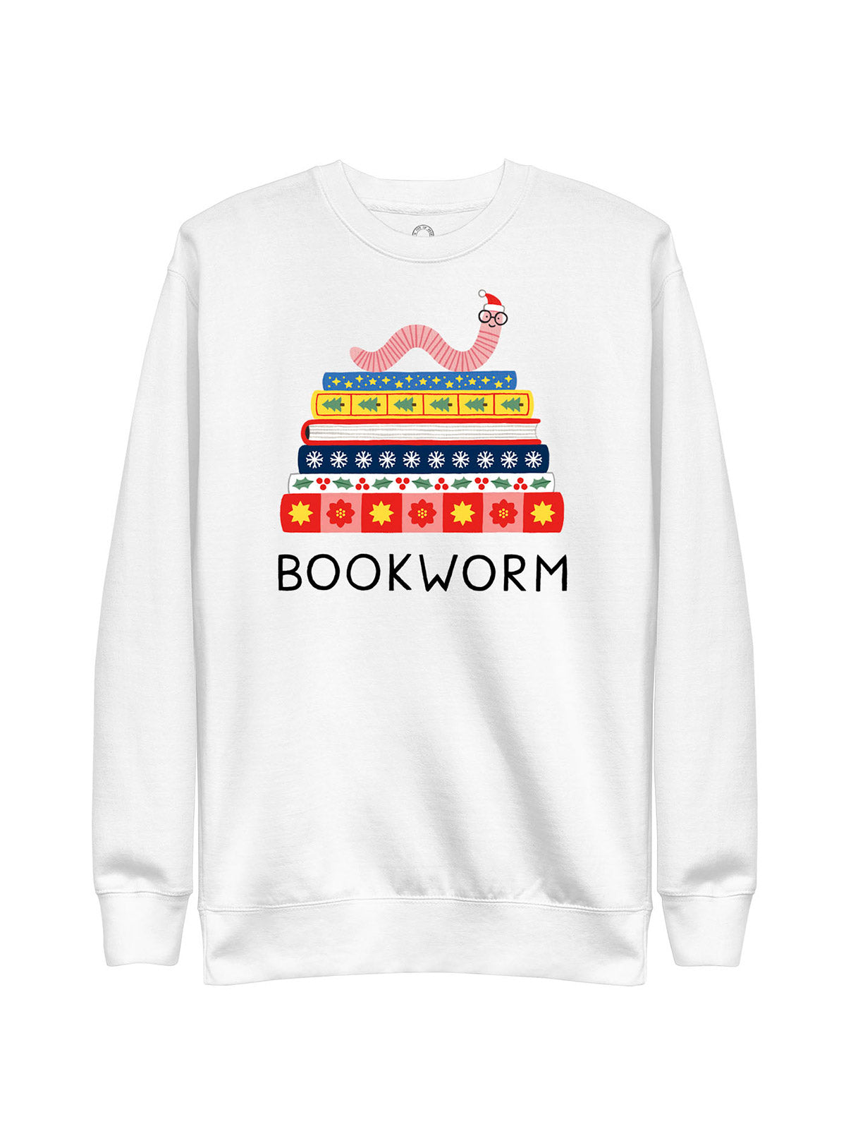 Holiday Bookworm Unisex Sweatshirt (Print Shop)