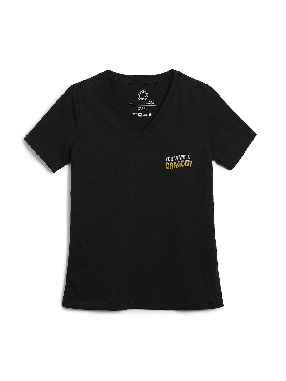 Fourth Wing: Want A Dragon – Women's V-Neck T-Shirt (Print Shop)
