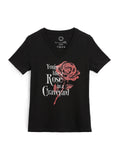 Alchemised: Rose in a Graveyard Women's V-Neck T-Shirt (Print Shop)
