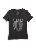 Alchemised: A Healer and a Killer Women's V-Neck T-Shirt (Print Shop)