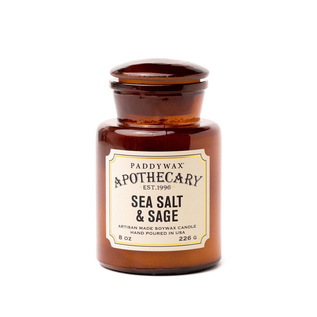 Sea Salt + Sage - Apothecary 8 oz Candle