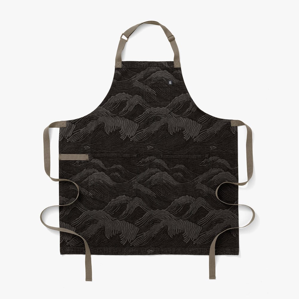 Pacific Black Wave Essential Apron