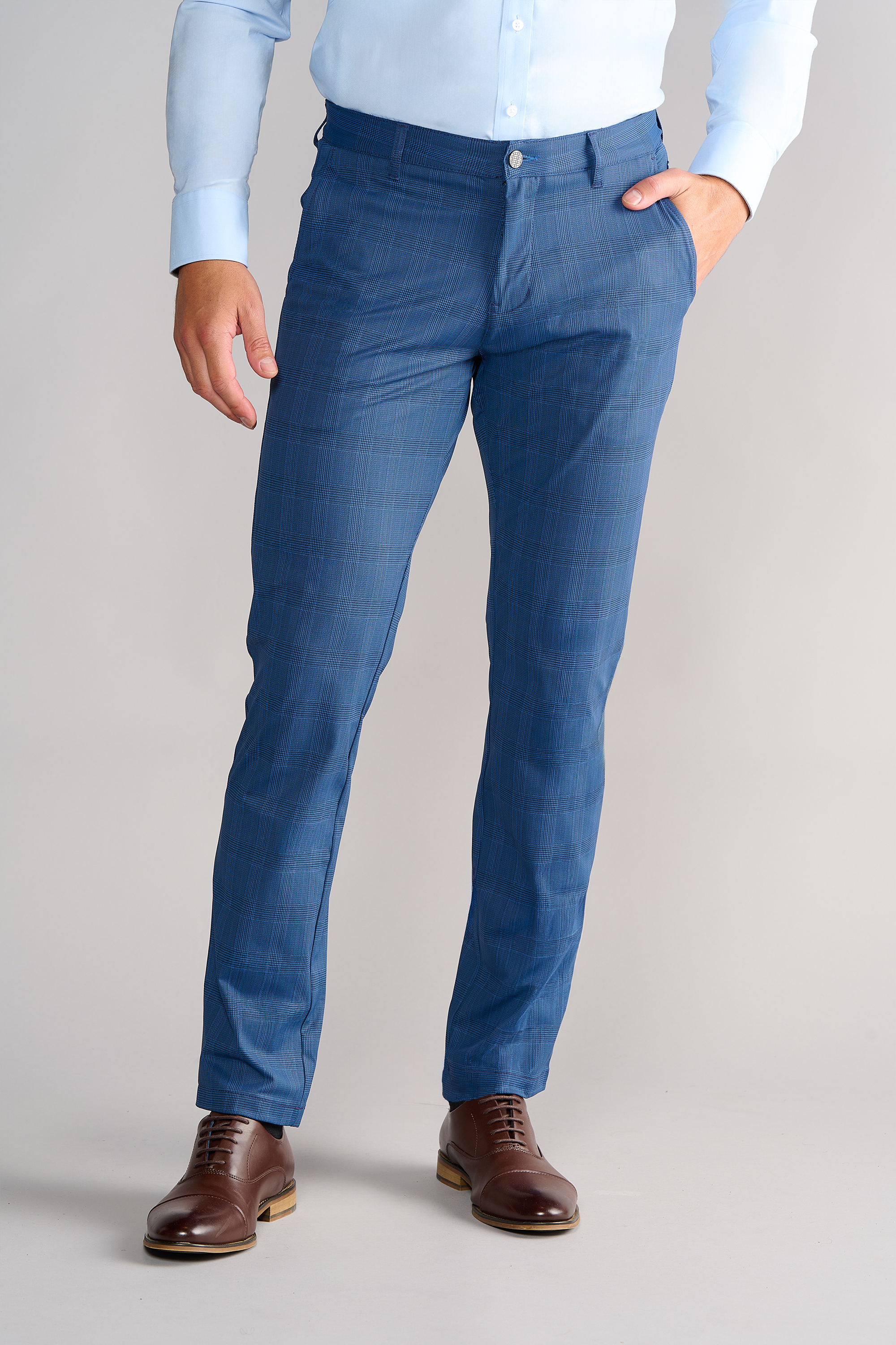 Performance Pants // BLUE PRINCE OF WALES