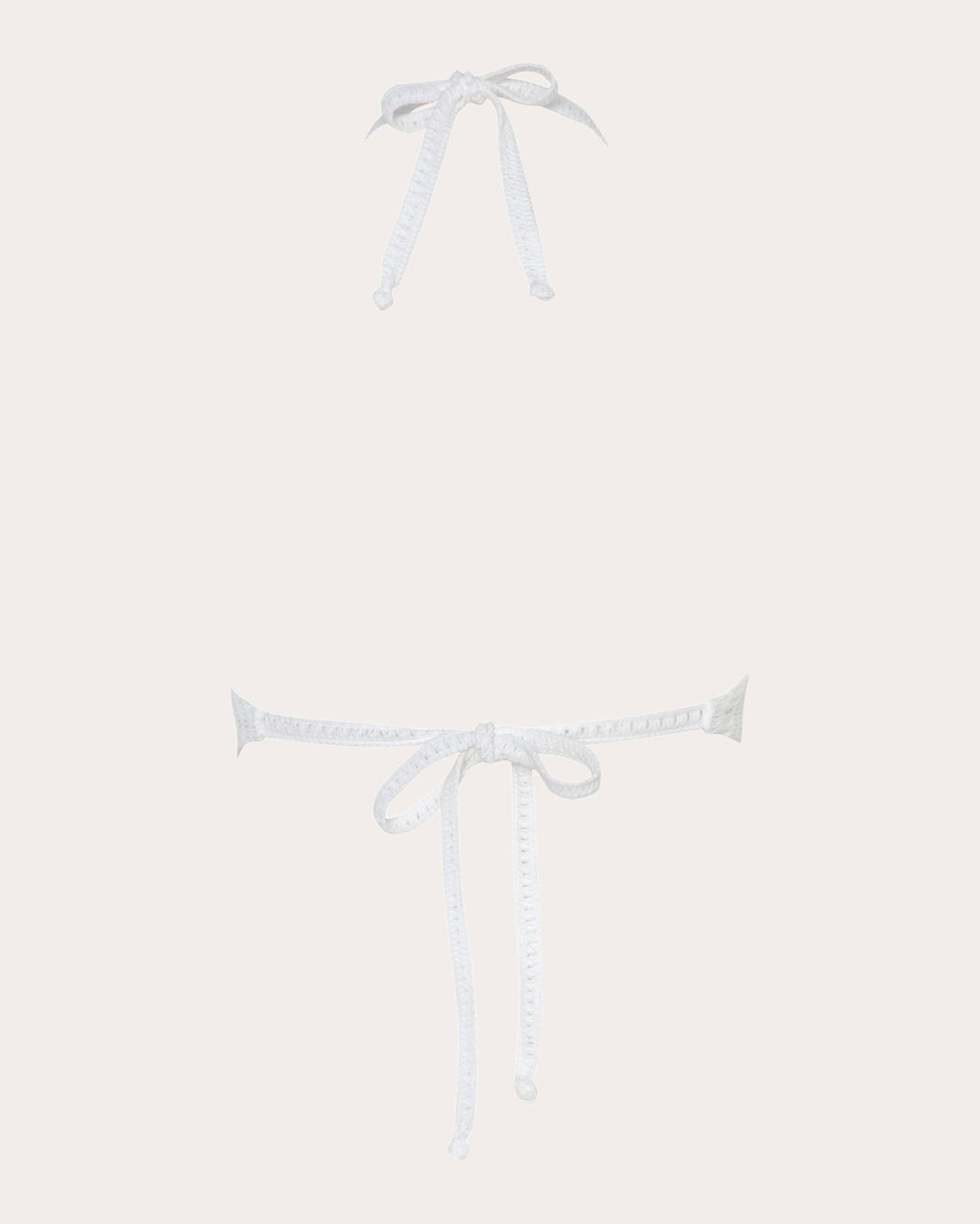Paradis Geometric Mesh Halterneck Bikini Top