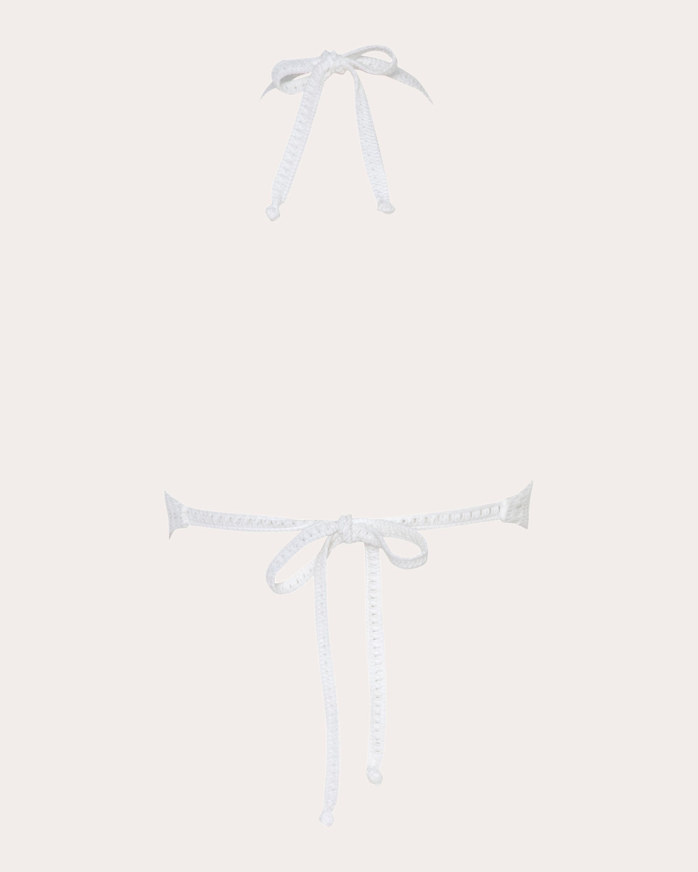 Paradis Geometric Mesh Halterneck Bikini Top