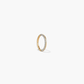 Single Cartilage Pavé Diamond Mini Hoop