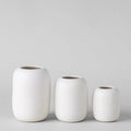 Oval Vase In Eggshell