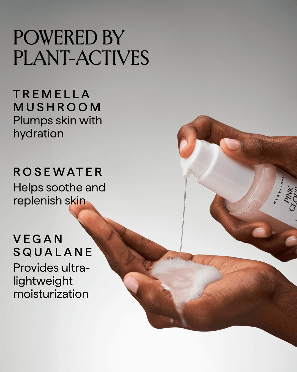 PINK CLOUD Rosewater + Tremella Jelly Facial Cleanser