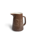 Large Pitcher in Matte Brown and Opaque White