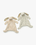 Plush Bunny with Floral Patterned Ears (Set of 2)