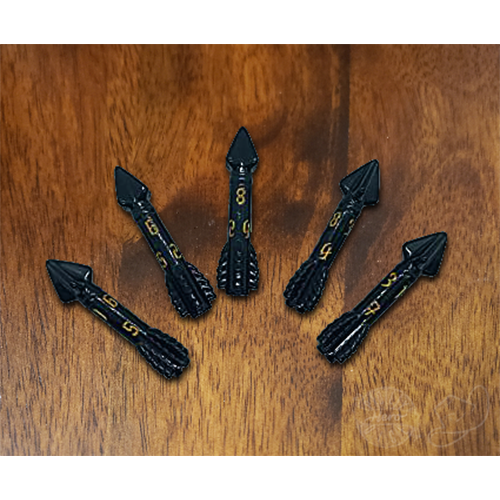 PolyHero Rogue 5d8 Crossbow Bolts Nightshade