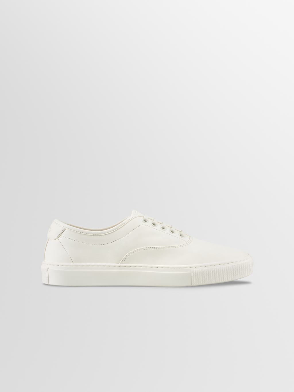 Portofino Leather Sneaker in Antique White