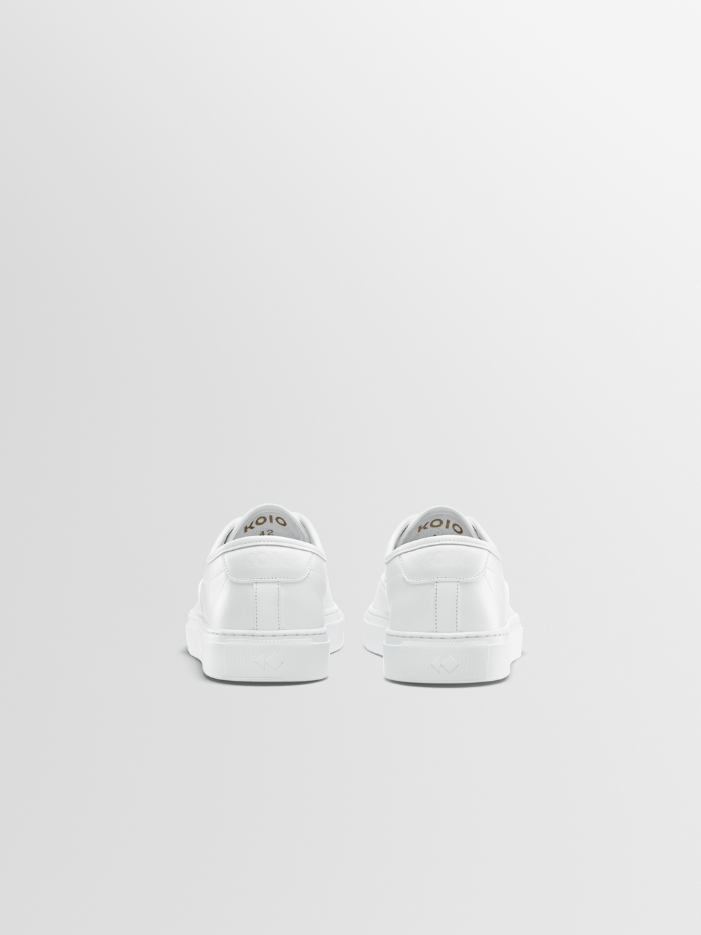 Portofino Leather Sneaker in Triple White