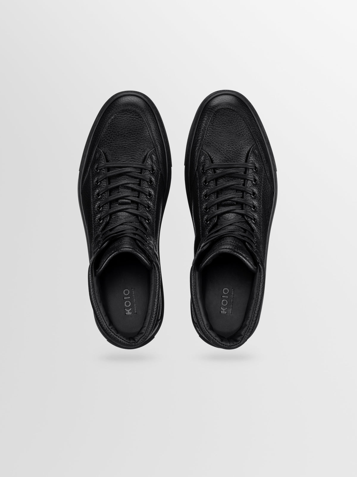 Primo Leather Sneaker in Nero