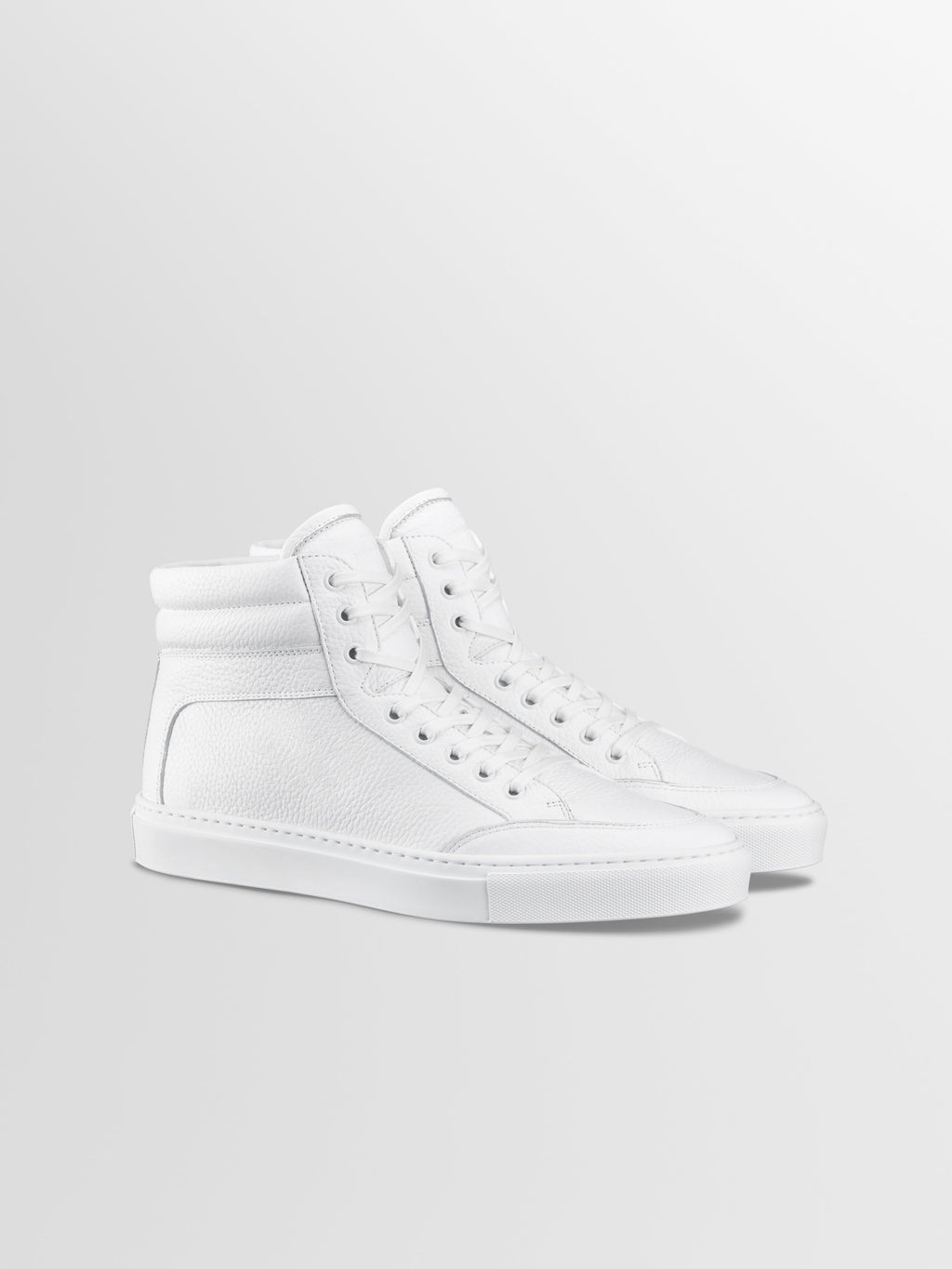 Primo Leather Sneaker in Triple White