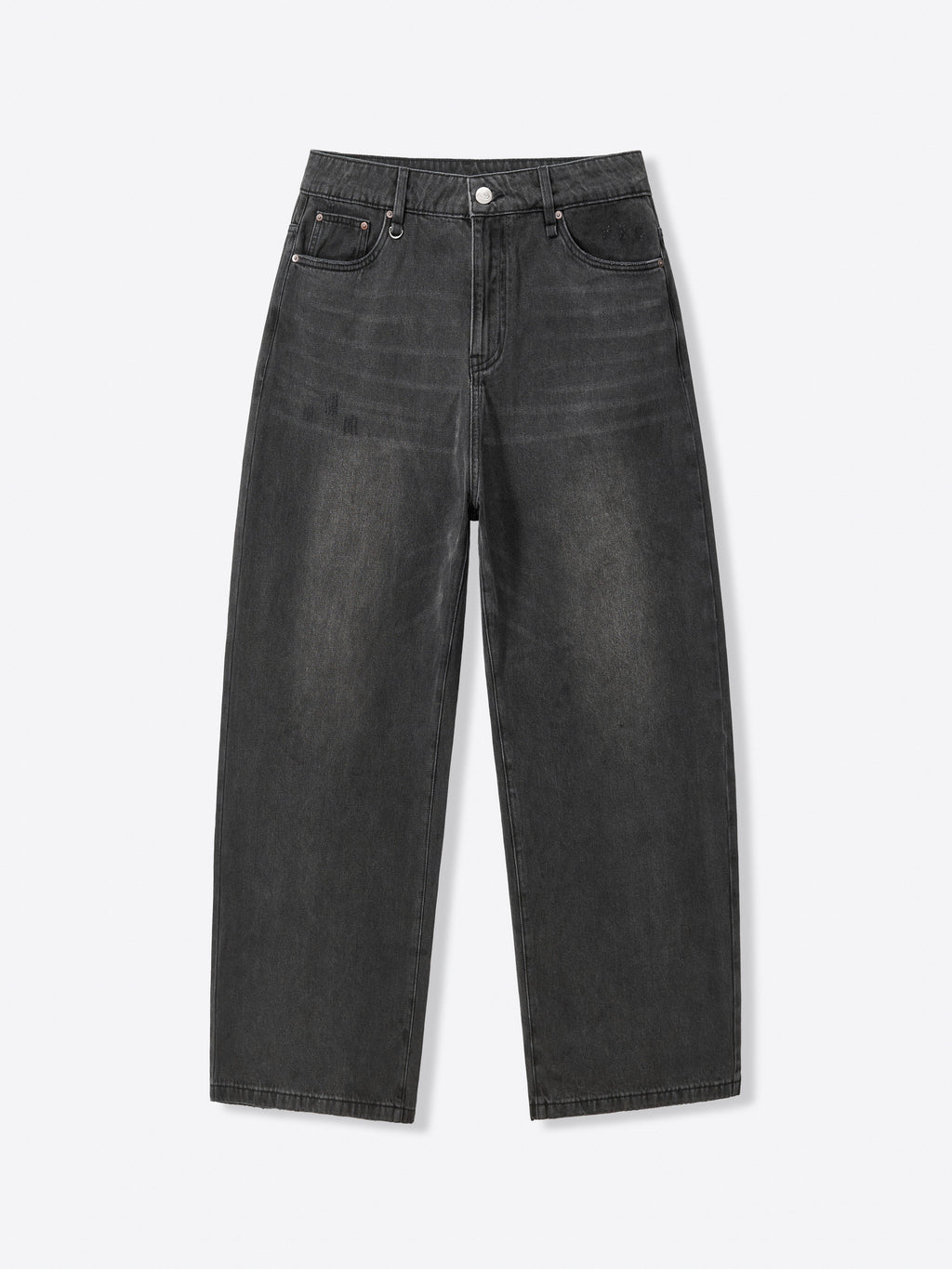 LOOSE FIT JEANS - WASHED BLACK