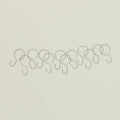 Shower Curtain Hooks, Set of 12 - Stainless Steel