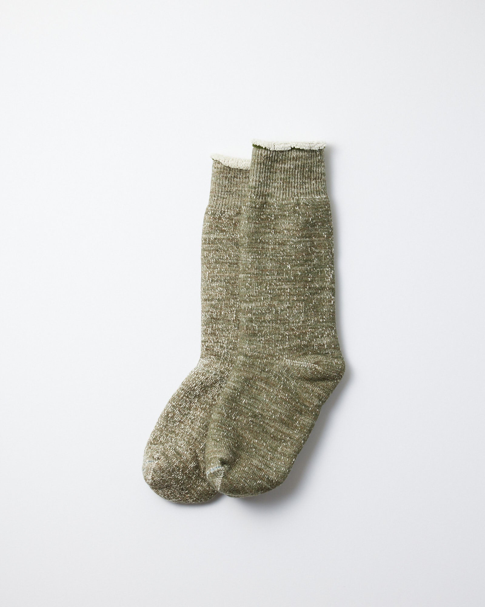 1001 Crew Socks in Army Green