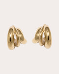 Dollop 18K Gold-Plated Hoop Earrings