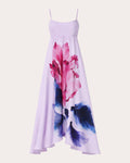 Rachel Floral Crepe de Chine Midi Dress
