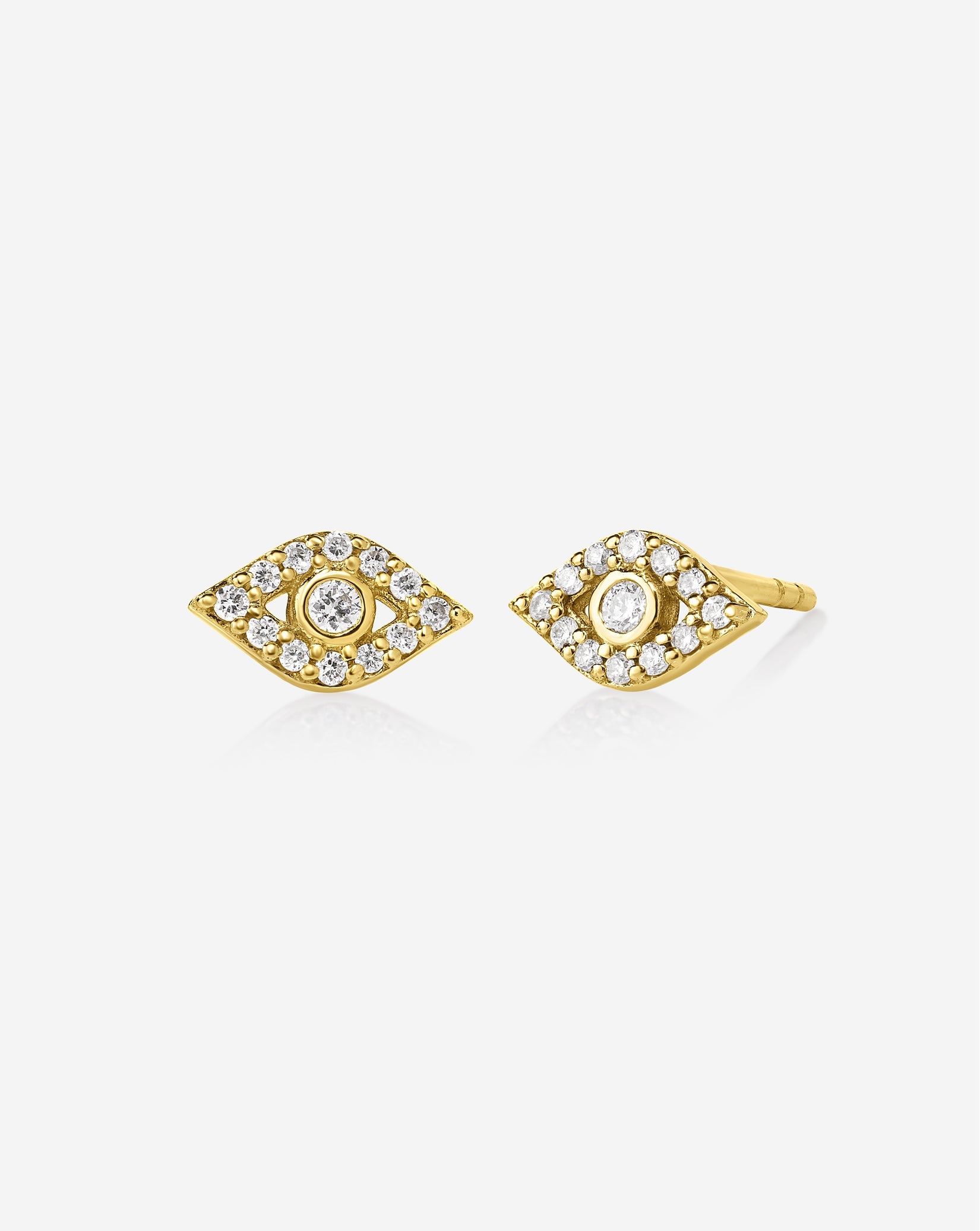 Pavé Diamond Evil Eye Studs