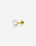 Round Lab Diamond Flatback