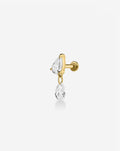 Pear Drop Lab Diamond Flatback