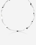 Silver Twist Collar Necklace