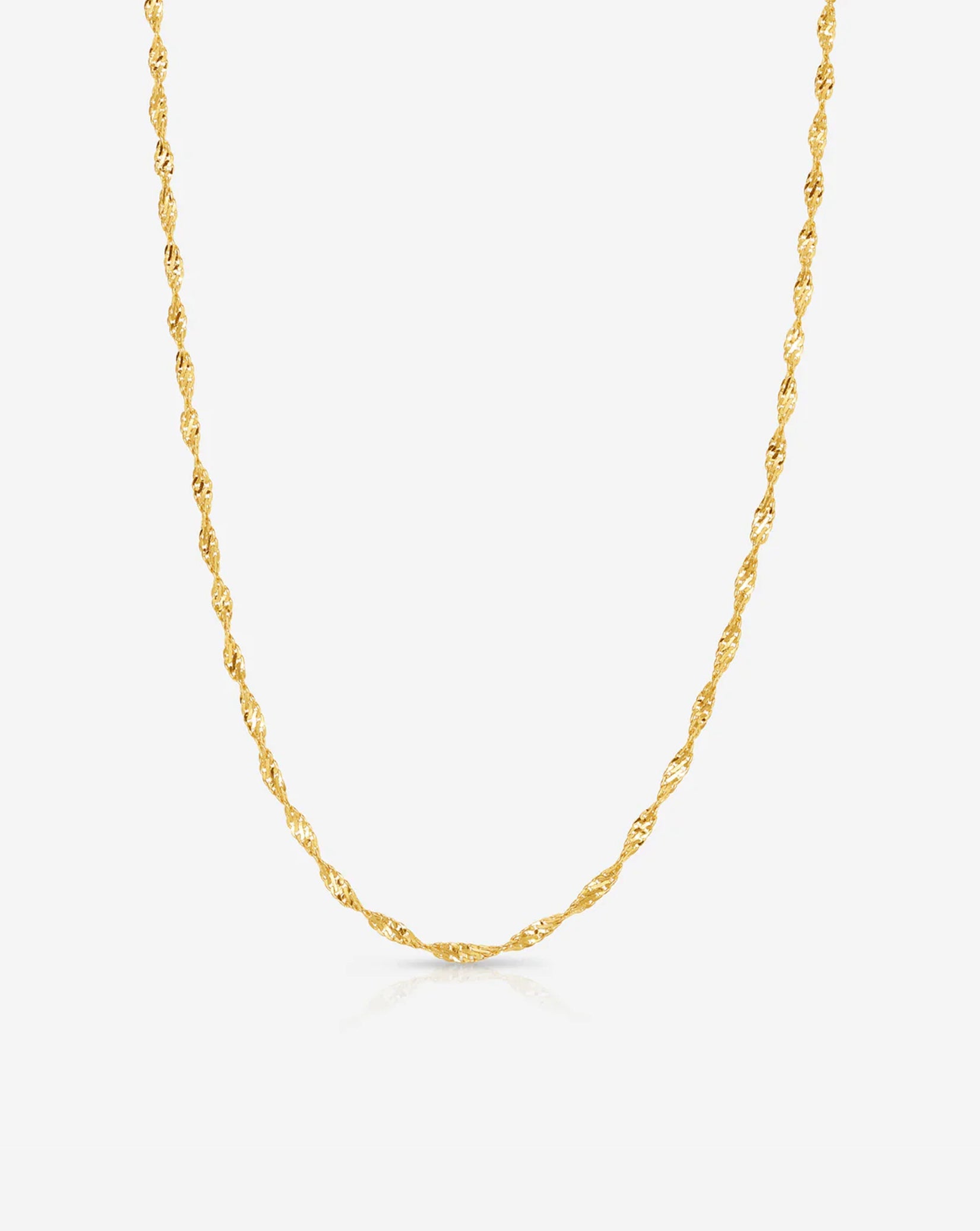 Twisted Dorica Chain Necklace