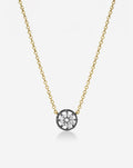 Georgian Lab Diamond Pendant Necklace