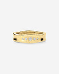 Organic Graduated Diamond Ring
