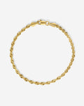Hollow Sparkle Rope Chain Bracelet