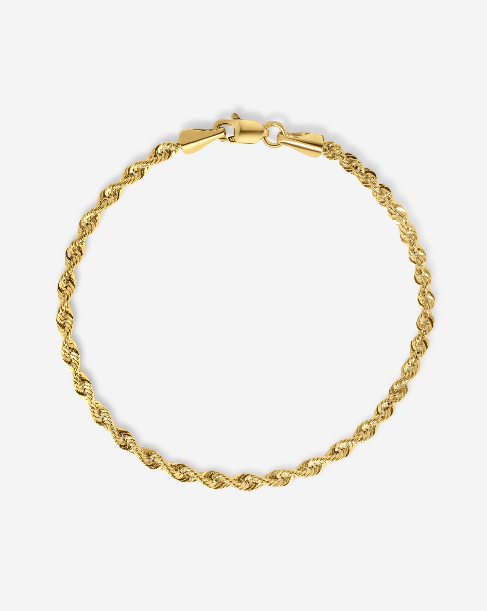 Hollow Sparkle Rope Chain Bracelet