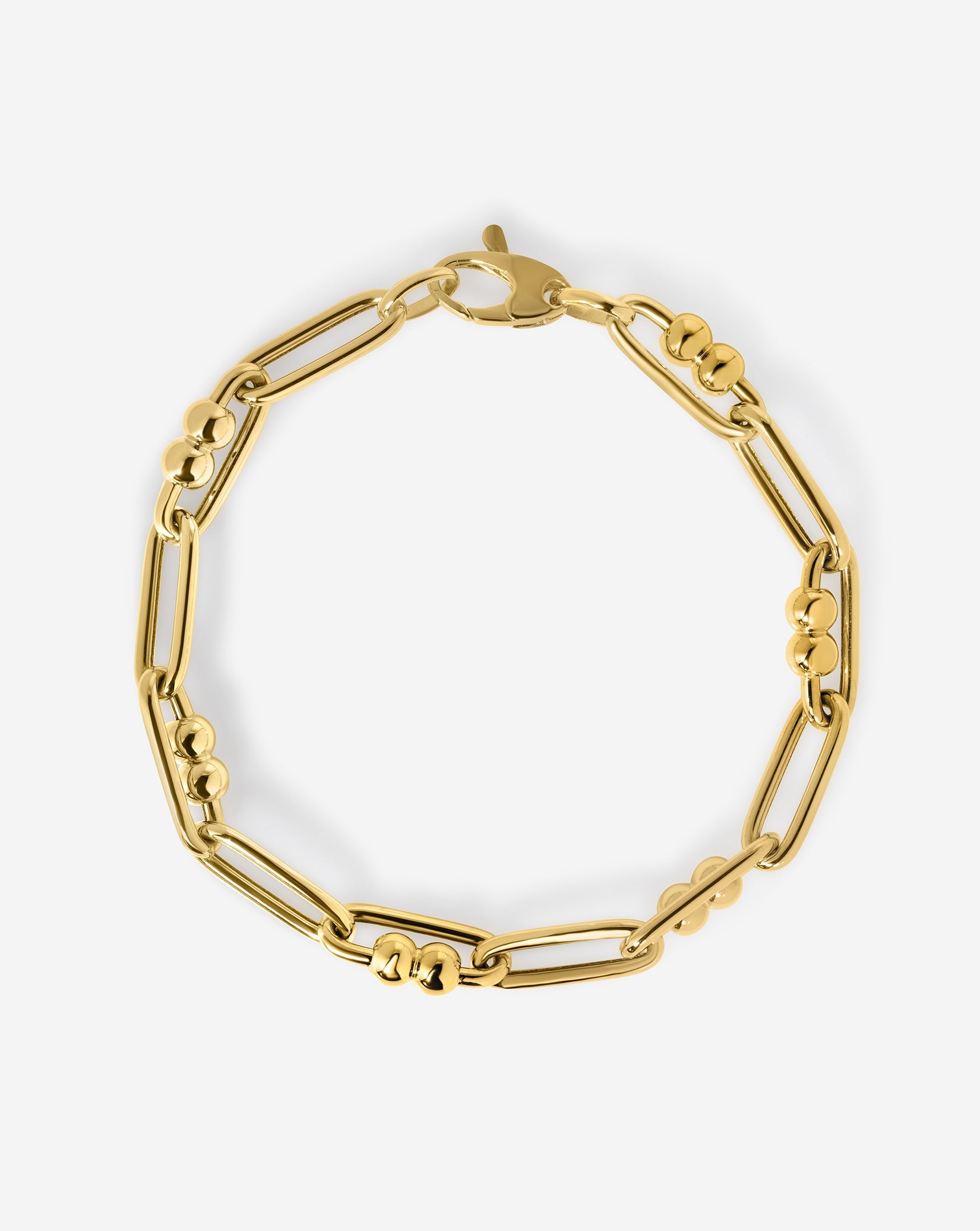 Bead Link Chain Bracelet